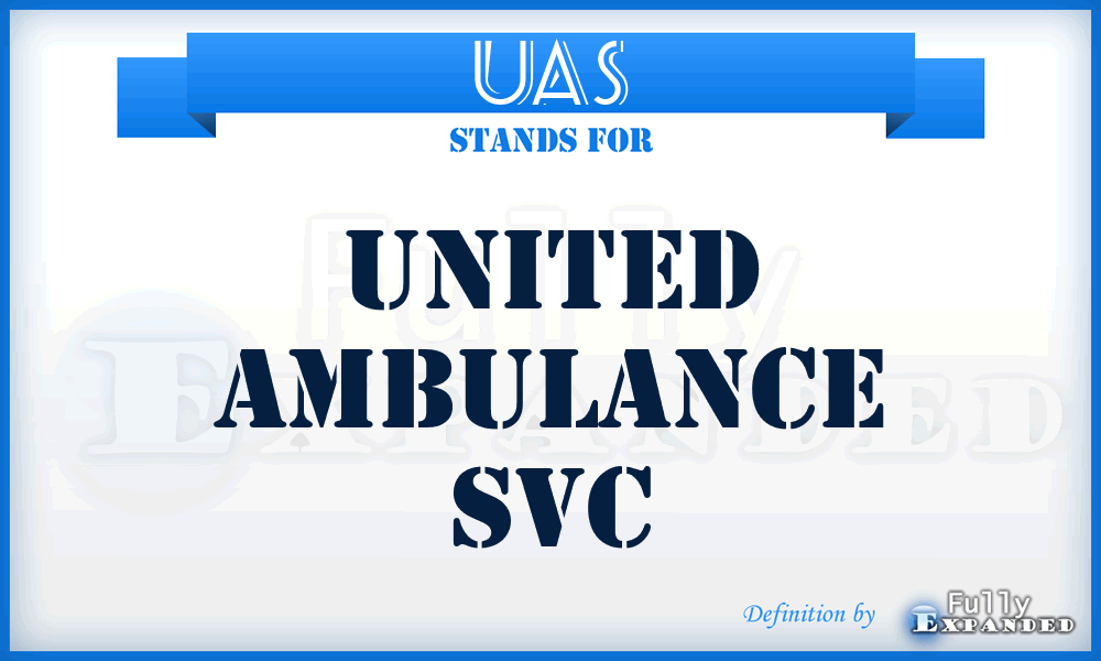 UAS - United Ambulance Svc