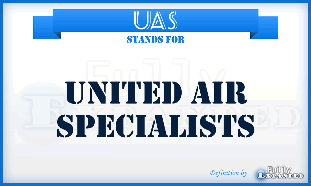 UAS - United Air Specialists