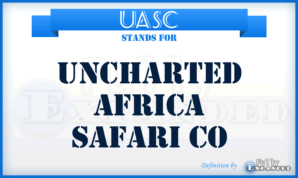 UASC - Uncharted Africa Safari Co