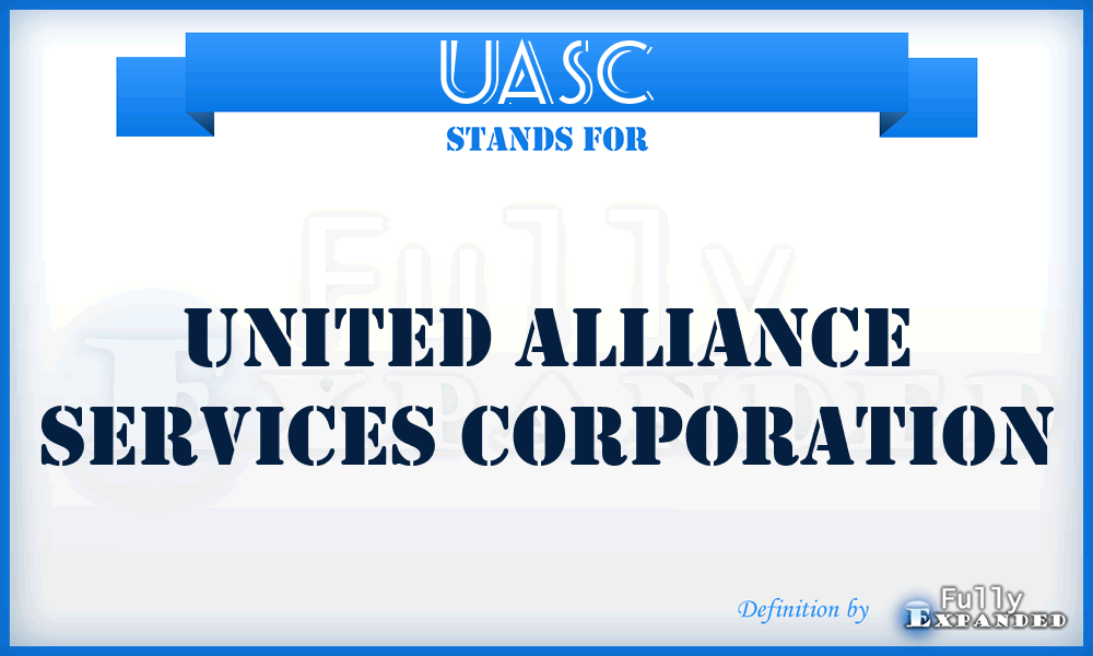 UASC - United Alliance Services Corporation