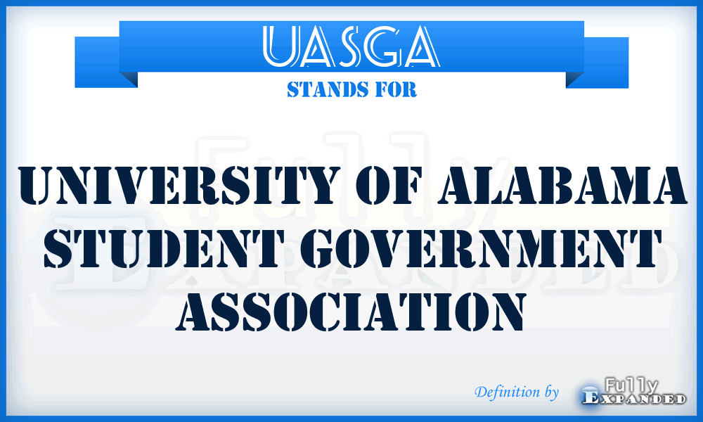 UASGA - University of Alabama Student Government Association