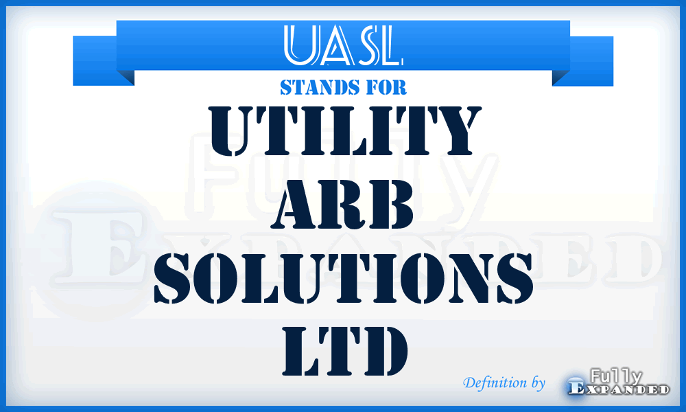 UASL - Utility Arb Solutions Ltd