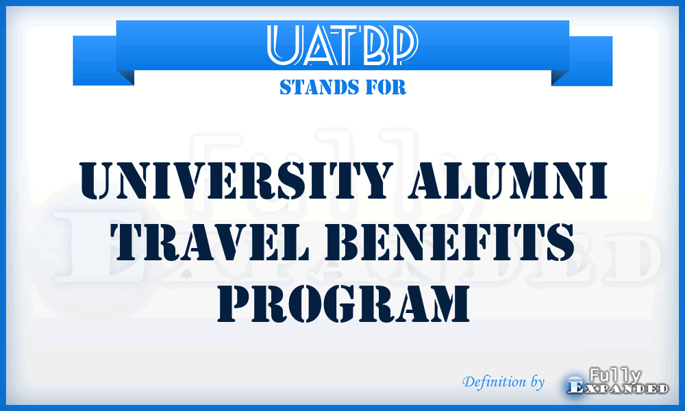 UATBP - University Alumni Travel Benefits Program