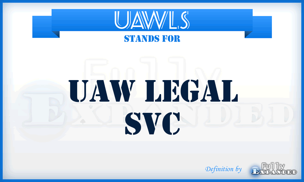 UAWLS - UAW Legal Svc