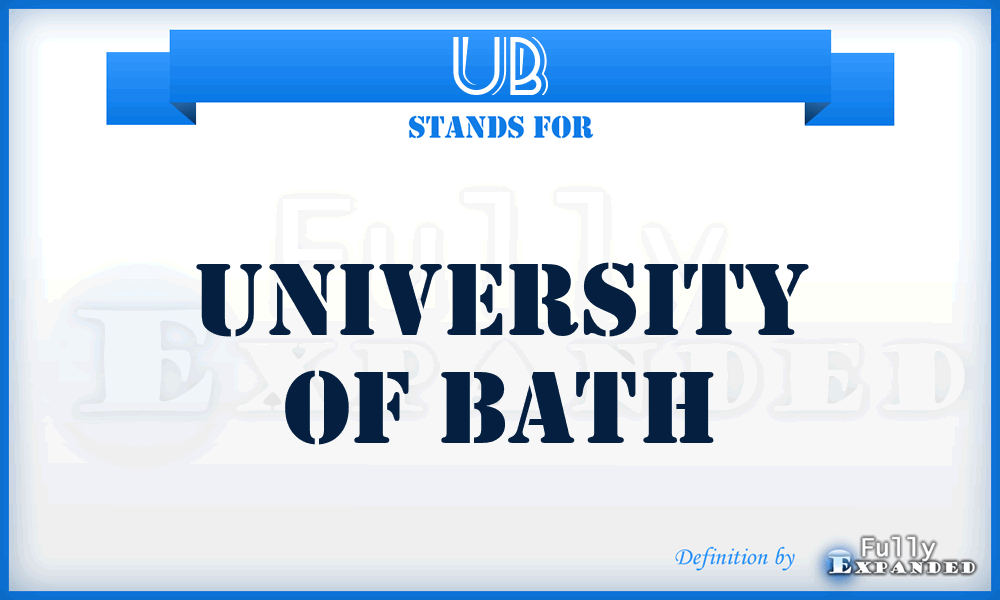 UB - University of Bath