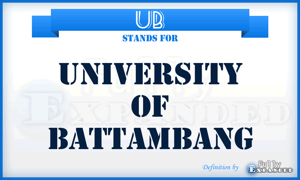 UB - University of Battambang