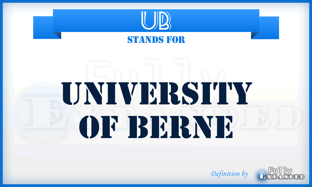 UB - University of Berne