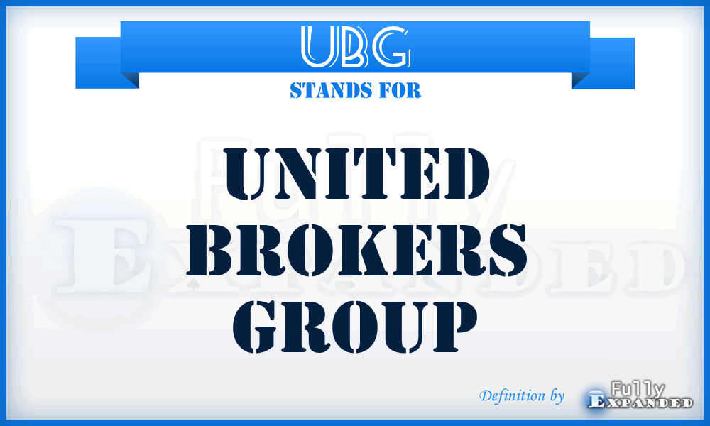 UBG - United Brokers Group