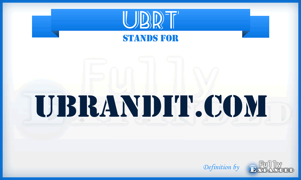 UBRT - UBrandIt.Com