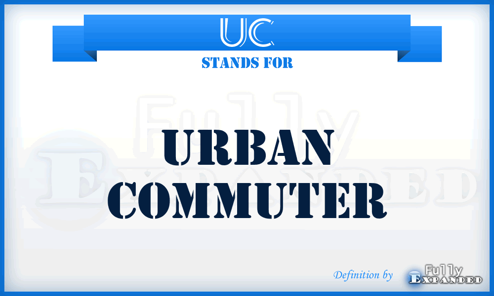 UC - Urban Commuter