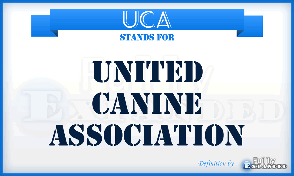 UCA - United Canine Association