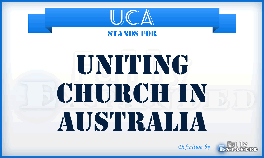 UCA - Uniting Church in Australia