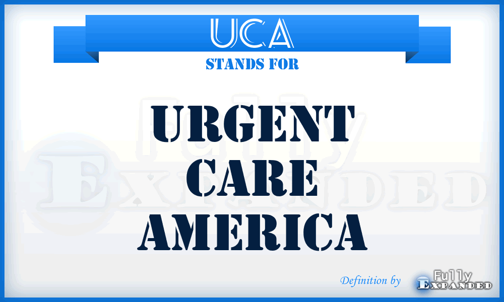 UCA - Urgent Care America