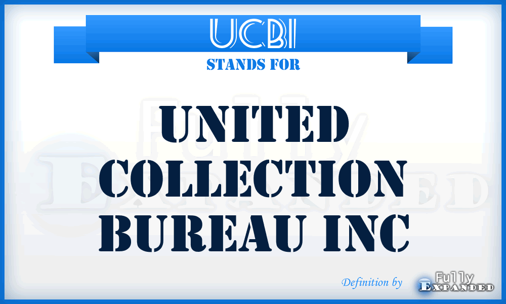 UCBI - United Collection Bureau Inc