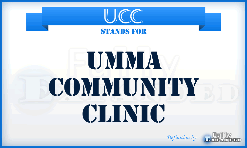 UCC - Umma Community Clinic