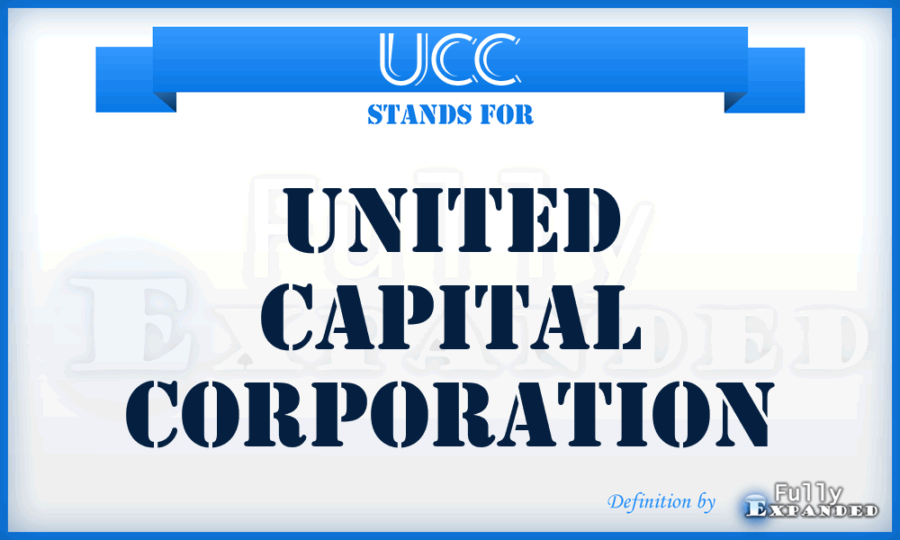 UCC - United Capital Corporation