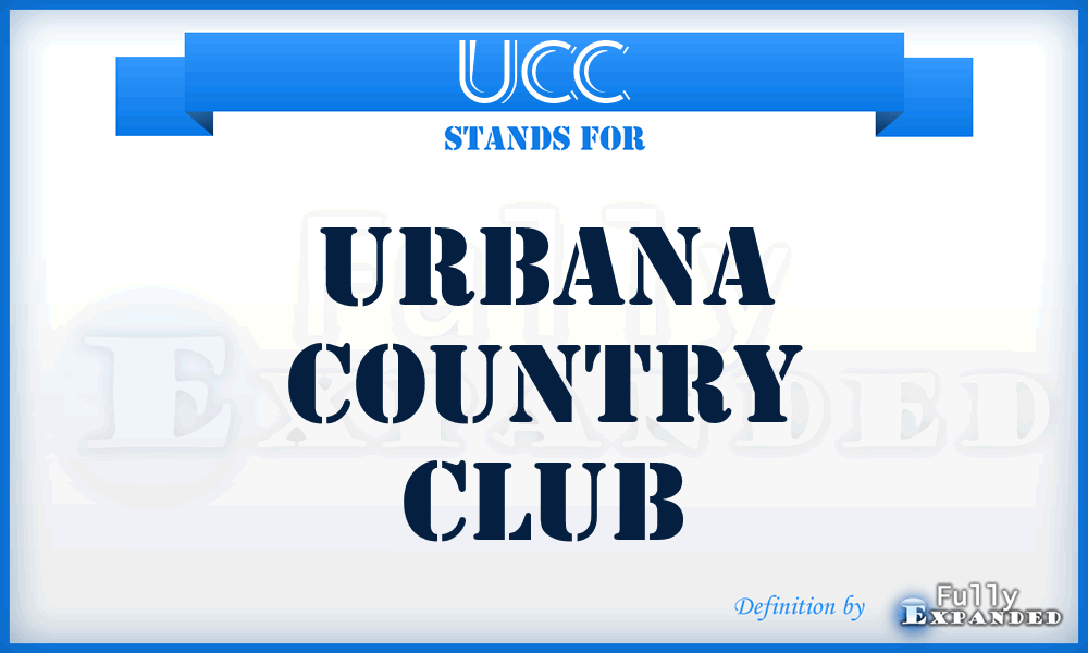 UCC - Urbana Country Club