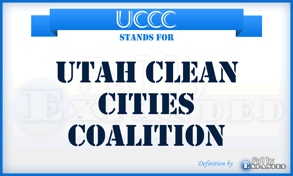 UCCC - Utah Clean Cities Coalition