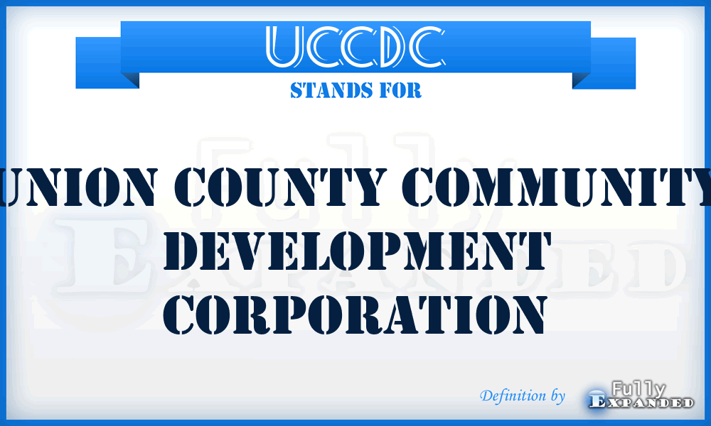 UCCDC - Union County Community Development Corporation