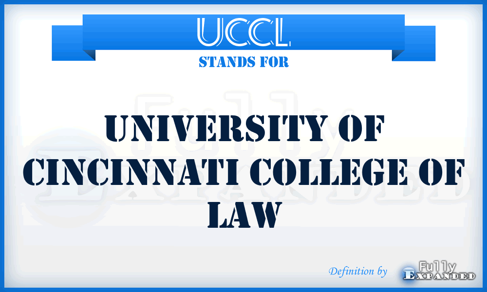 UCCL - University of Cincinnati College of Law
