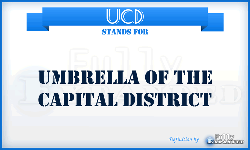 UCD - Umbrella of the Capital District