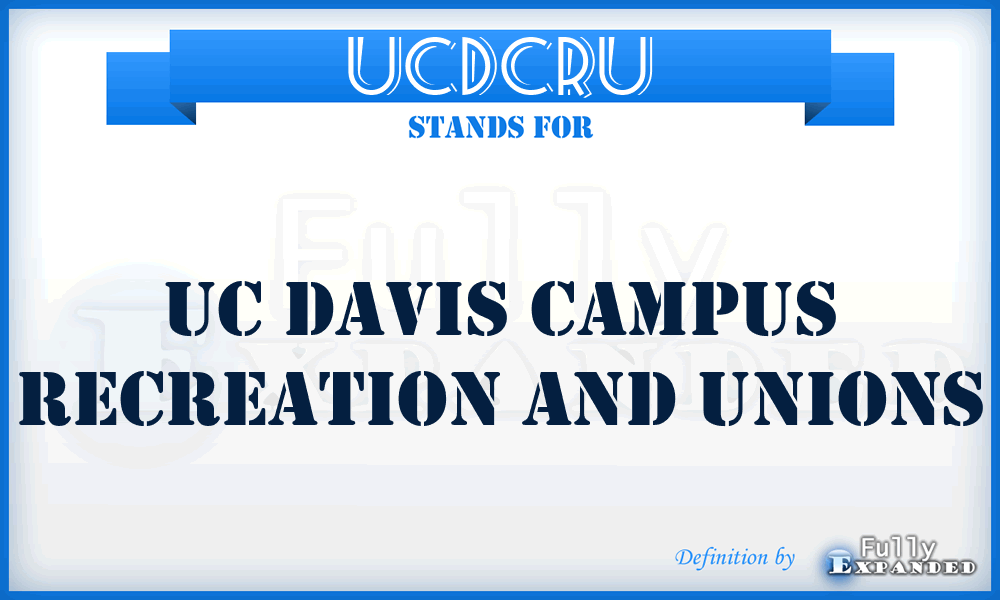 UCDCRU - UC Davis Campus Recreation and Unions