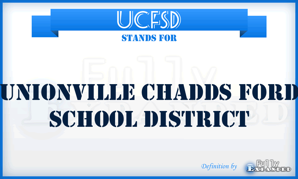 UCFSD - Unionville Chadds Ford School District