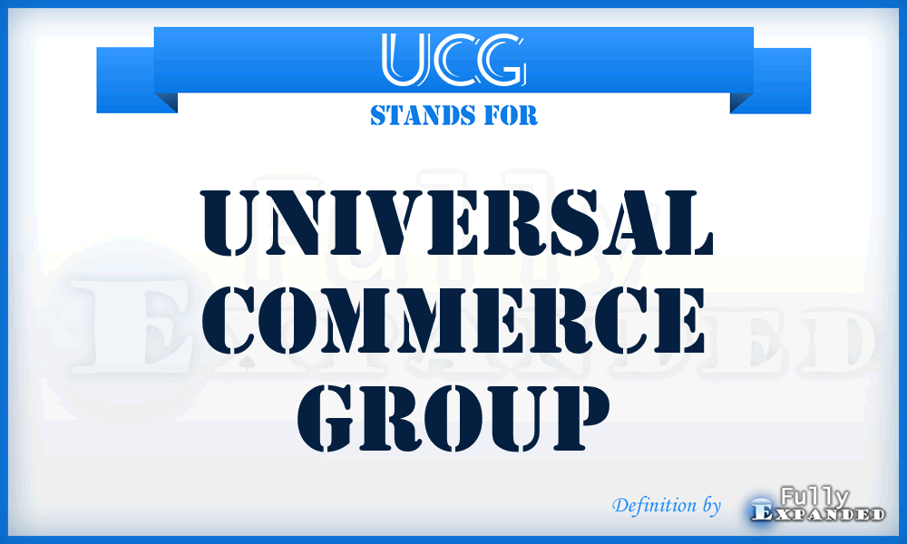 UCG - Universal Commerce Group