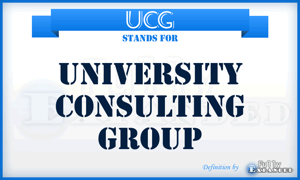 UCG - University Consulting Group