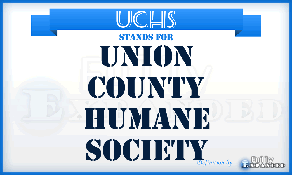 UCHS - Union County Humane Society