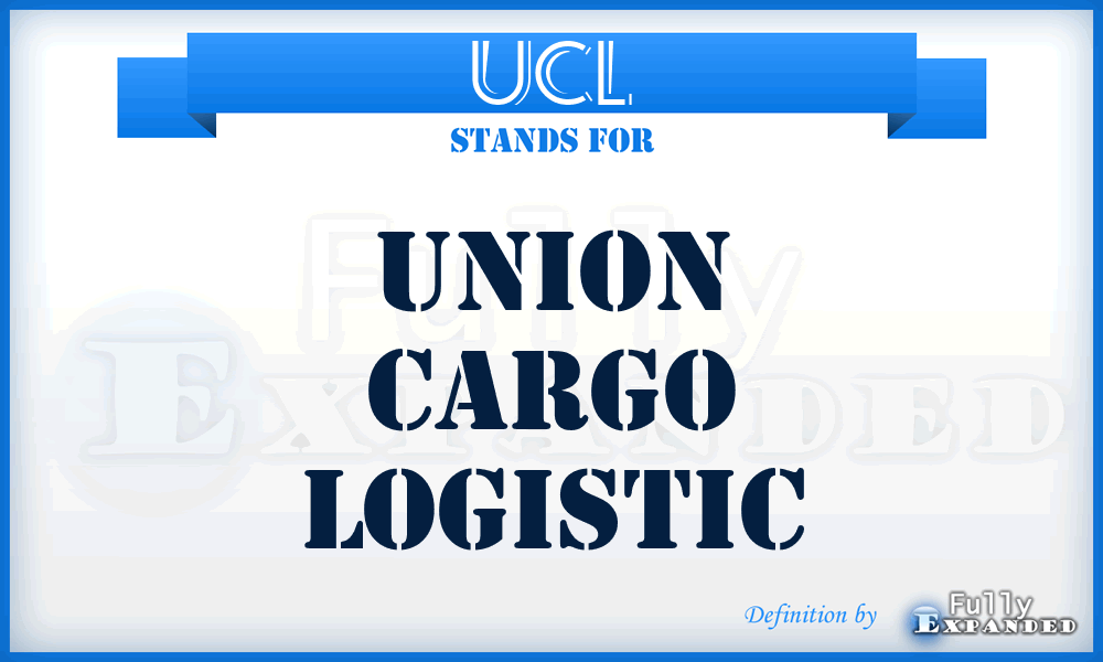 UCL - Union Cargo Logistic