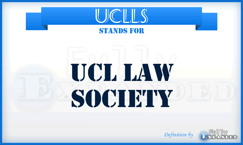 UCLLS - UCL Law Society