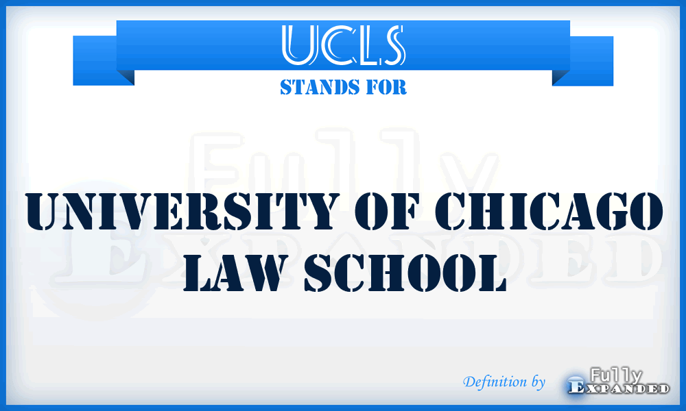 UCLS - University of Chicago Law School