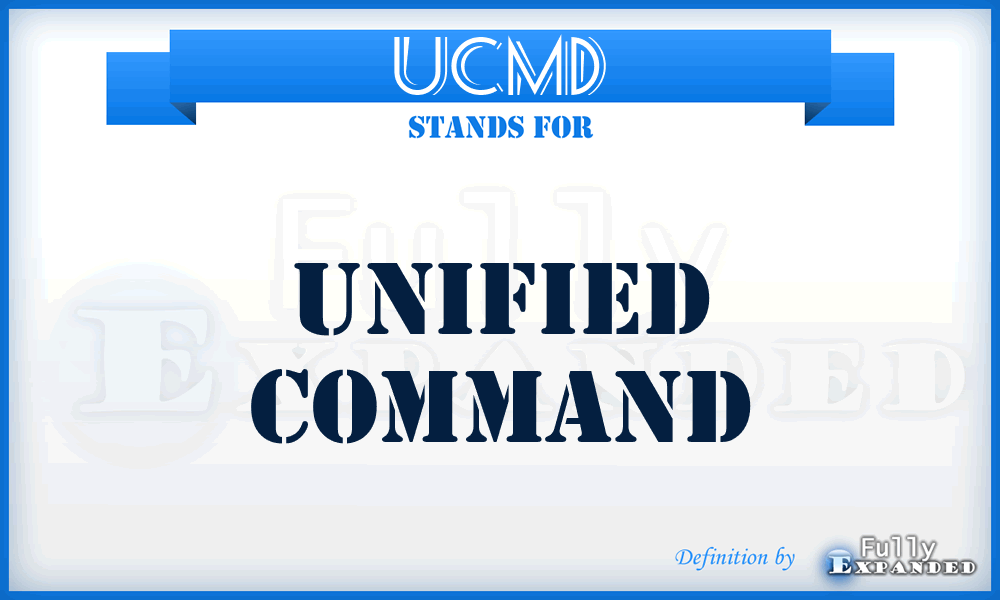 UCMD - unified command
