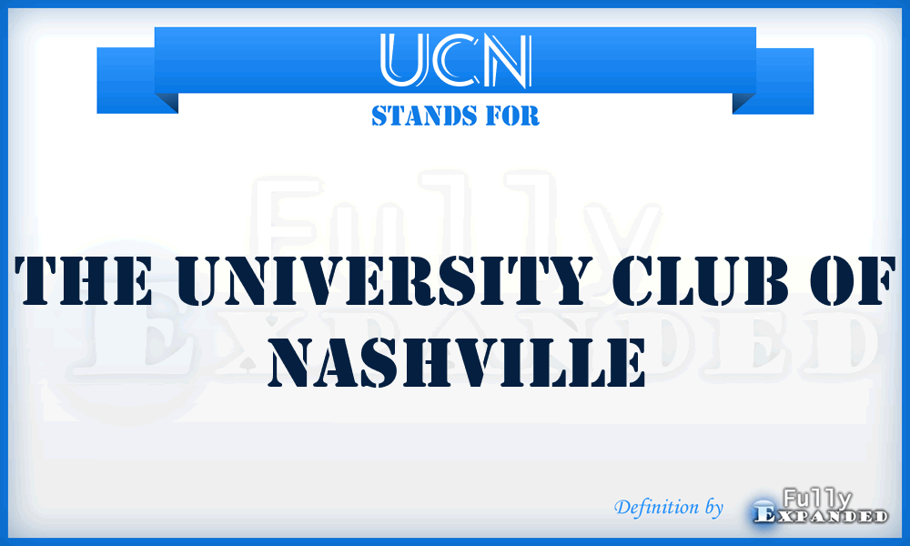 UCN - The University Club of Nashville