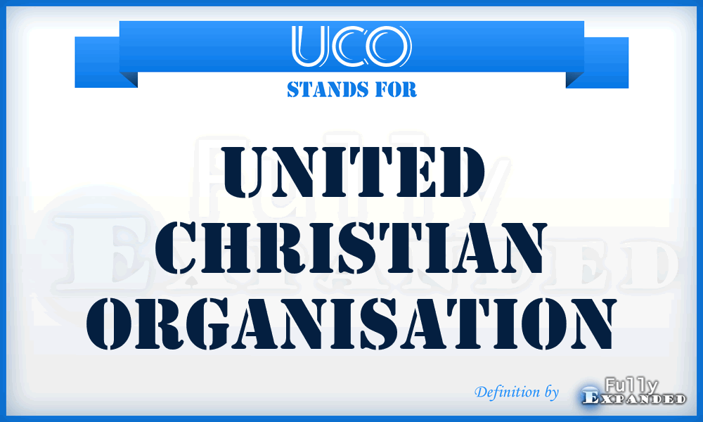 UCO - United Christian Organisation
