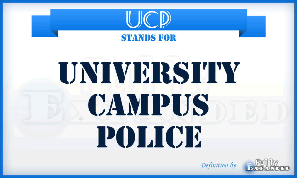 UCP - University Campus Police