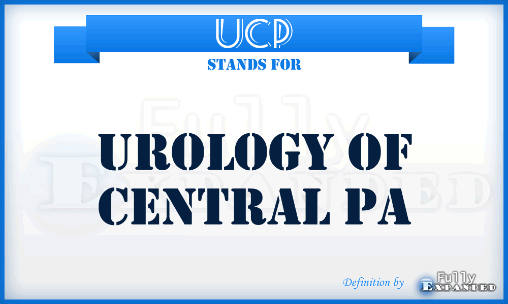 UCP - Urology of Central Pa