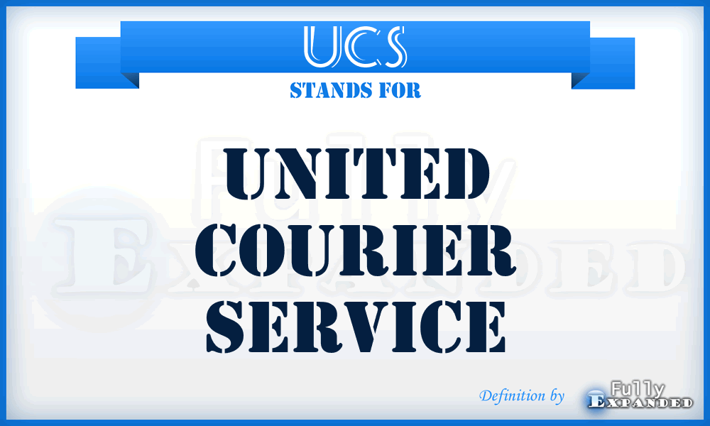 UCS - United Courier Service