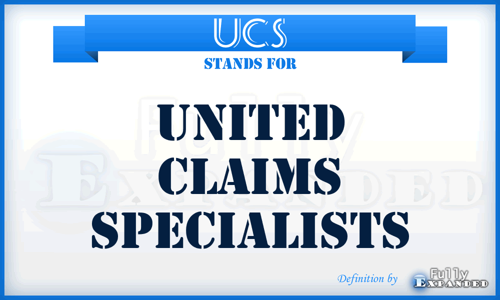 UCS - United Claims Specialists