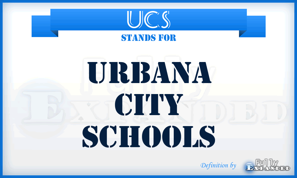 UCS - Urbana City Schools