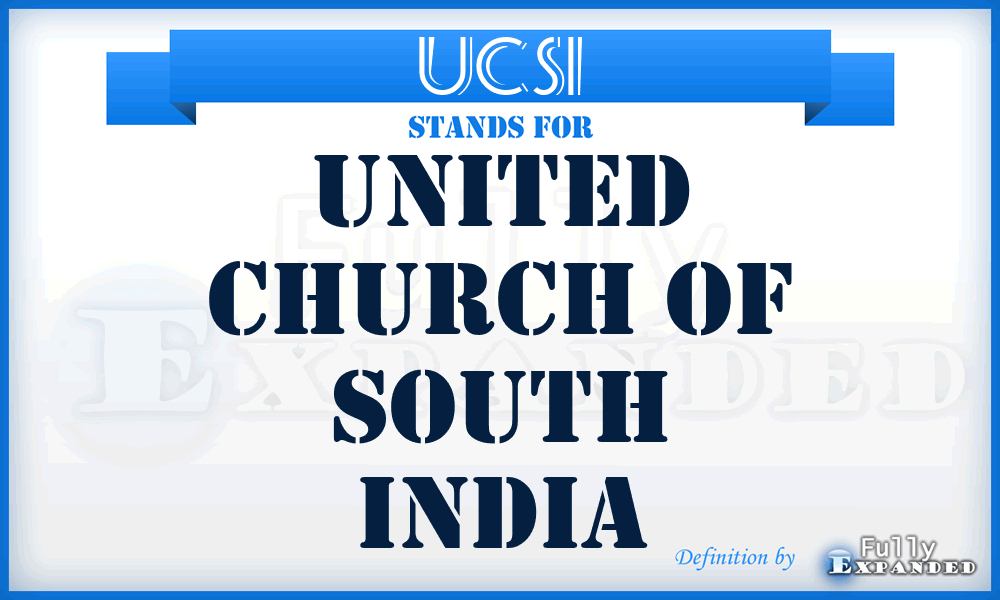 UCSI - United Church of South India