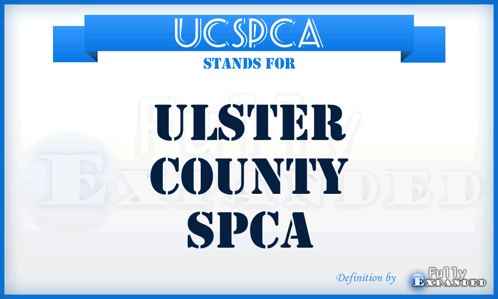 UCSPCA - Ulster County SPCA