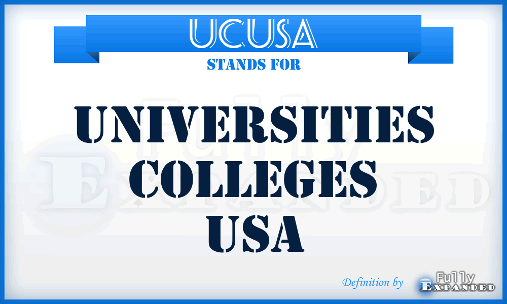 UCUSA - Universities Colleges USA