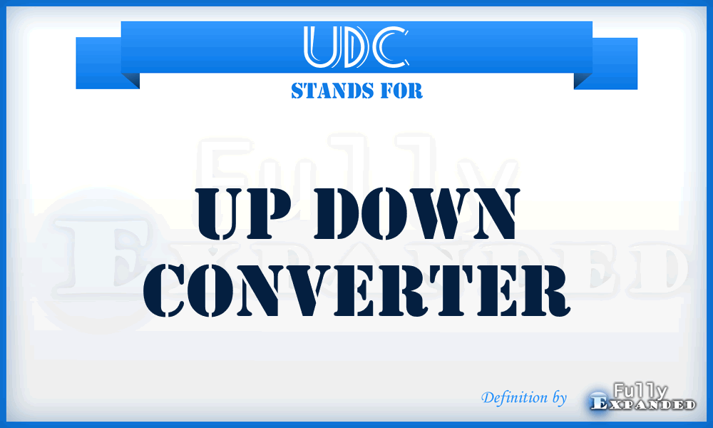 UDC - Up Down Converter