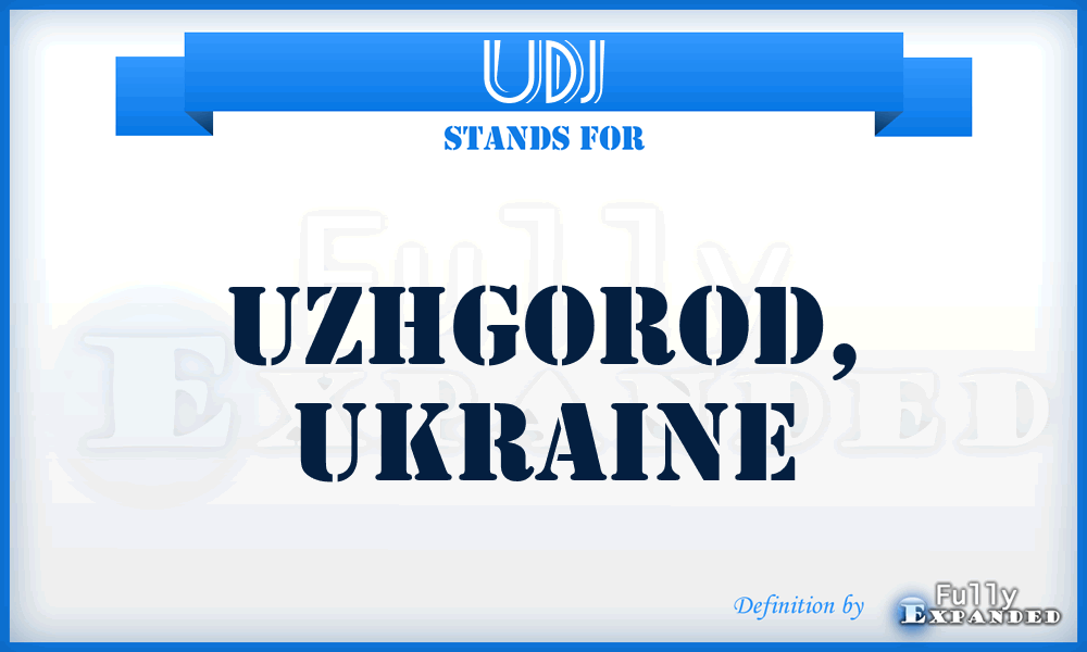 UDJ - Uzhgorod, Ukraine