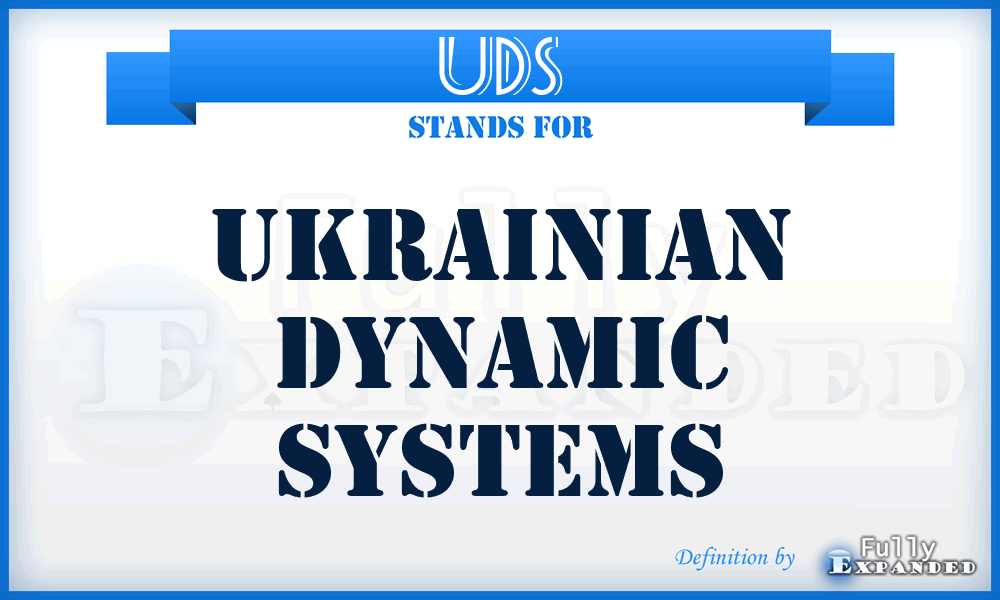 UDS - Ukrainian Dynamic Systems