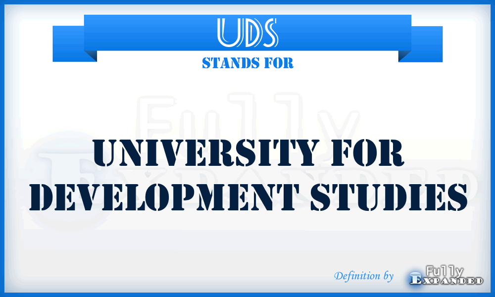 UDS - University for Development Studies