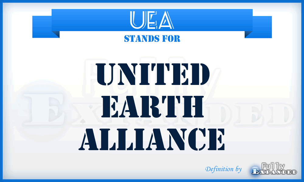 UEA - United Earth Alliance