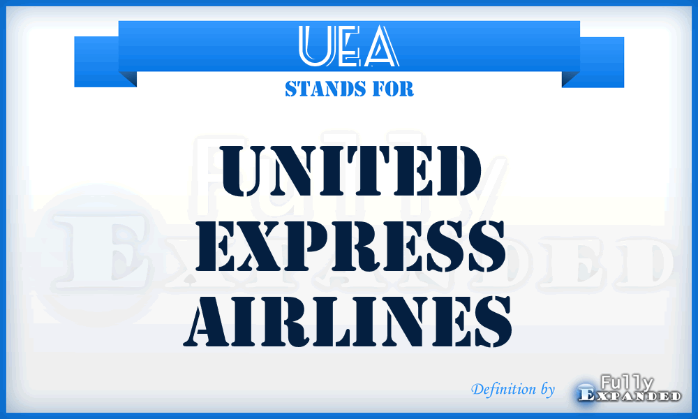 UEA - United Express Airlines